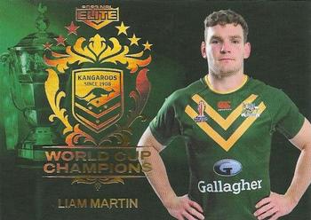 2023 NRL Traders Elite - World Cup Champions #WCC11 Liam Martin Front